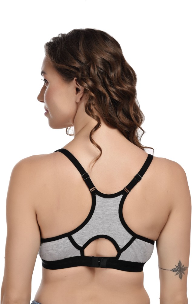 Buy Alishan Cotton Non-Padded Non-Wired Sports Bra at