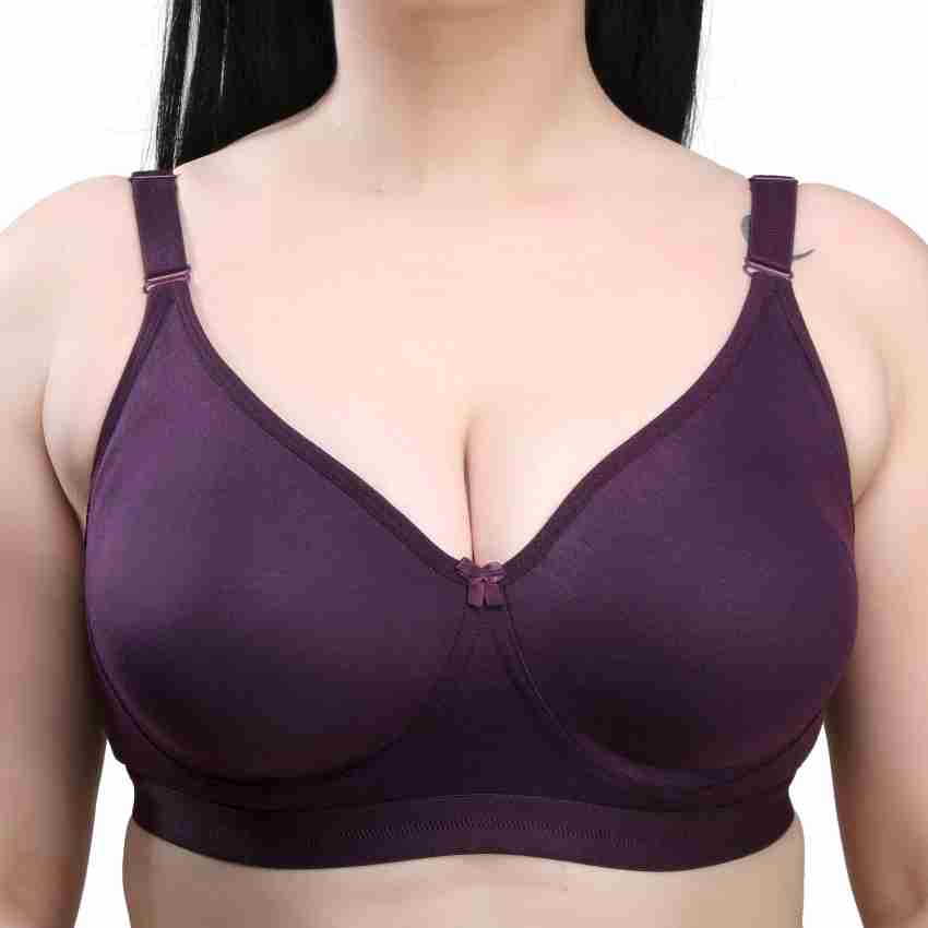 Buy SKDREAMS Women Multicolor Solid Cotton Blend Pack of 6 Bras