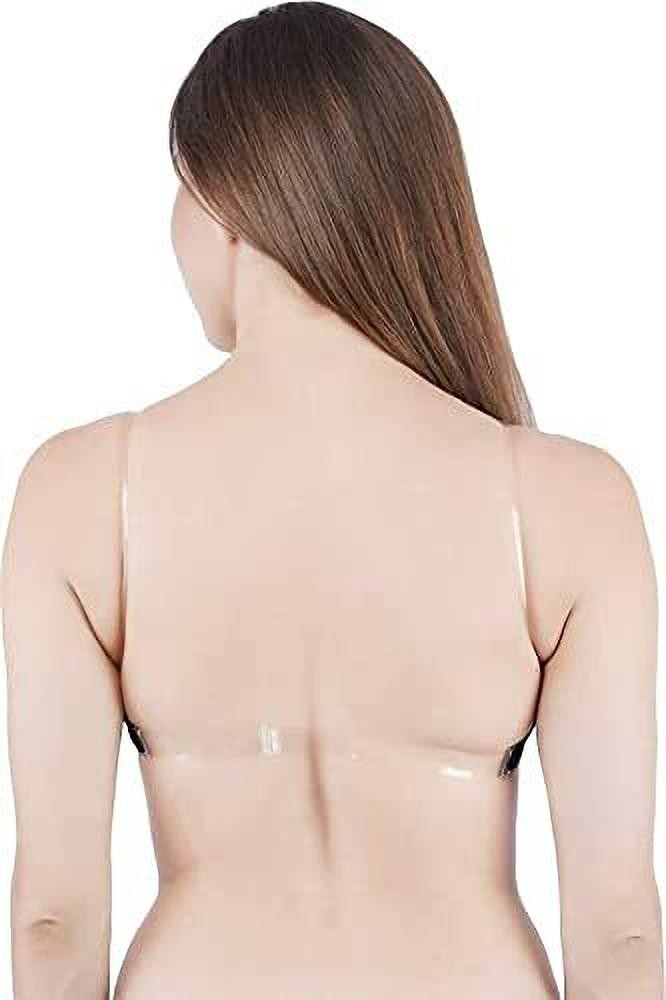 TK products Backless Bra with Transparent Straps Fancy Bra(COLOUR