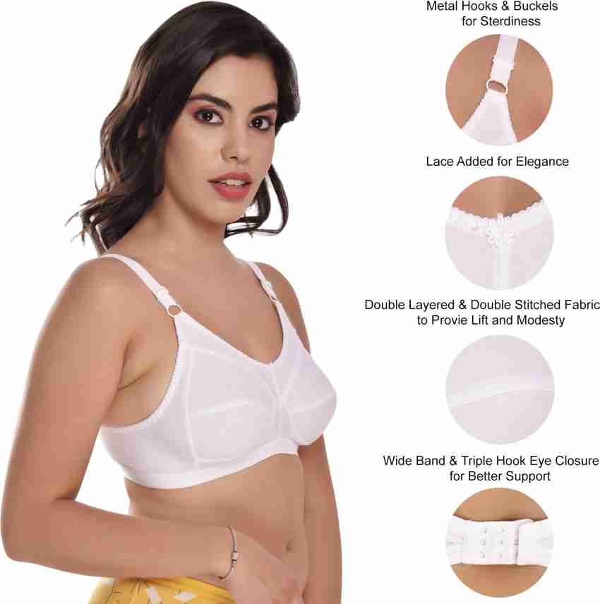 Aulevate Women Full Coverage Bra for Heavy Breast Women Full Coverage Non  Padded Bra
