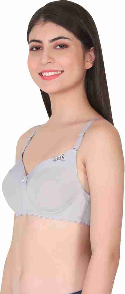 LacyLuxe Seamless Padded Bra Women T-Shirt Lightly Padded Bra