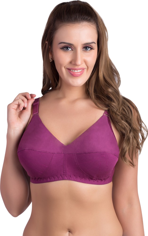 Rajnie Rajnie Minimiser Support 100% Cotton Non-Padded Full Coverage Bra  Women Everyday Non Padded Bra - Buy Rajnie Rajnie Minimiser Support 100% Cotton  Non-Padded Full Coverage Bra Women Everyday Non Padded Bra