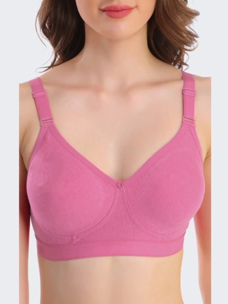 pooja ragenee Double Layer Cotton Blend Women Full Coverage Non Padded Bra  - Buy pooja ragenee Double Layer Cotton Blend Women Full Coverage Non  Padded Bra Online at Best Prices in India