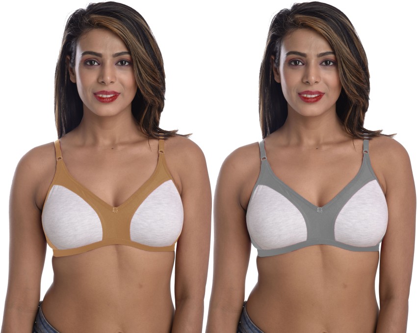 Be Twenty Women's Cotton Rich Solid Non-Padded Full Cup Wire Free T-Shirt Bra  Women Full Coverage Non Padded Bra - Buy Be Twenty Women's Cotton Rich Solid  Non-Padded Full Cup Wire Free