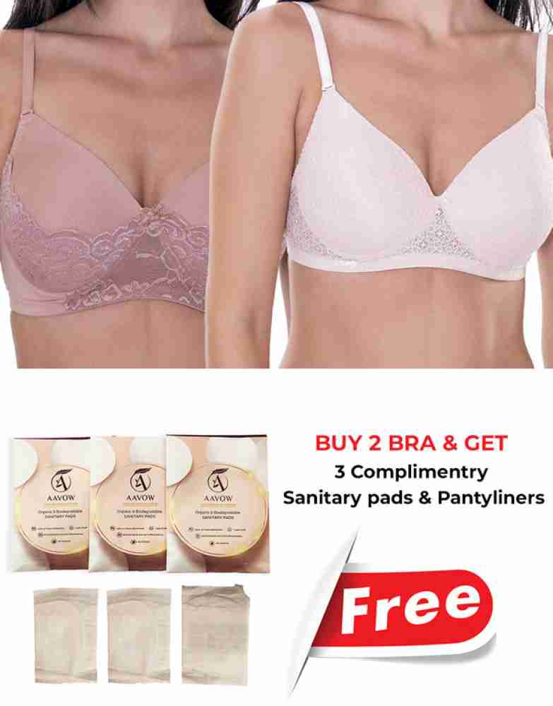 AAVOW Women Push-up Lightly Padded Bra - Buy AAVOW Women Push-up Lightly  Padded Bra Online at Best Prices in India