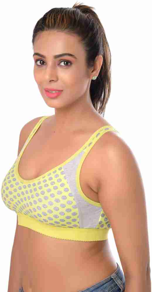 SPARSH FASHION STYLISH PRINTED SPORTS BRA FOR WOMEN&GIRLS Women Sports Non  Padded Bra - Buy SPARSH FASHION STYLISH PRINTED SPORTS BRA FOR WOMEN&GIRLS  Women Sports Non Padded Bra Online at Best Prices