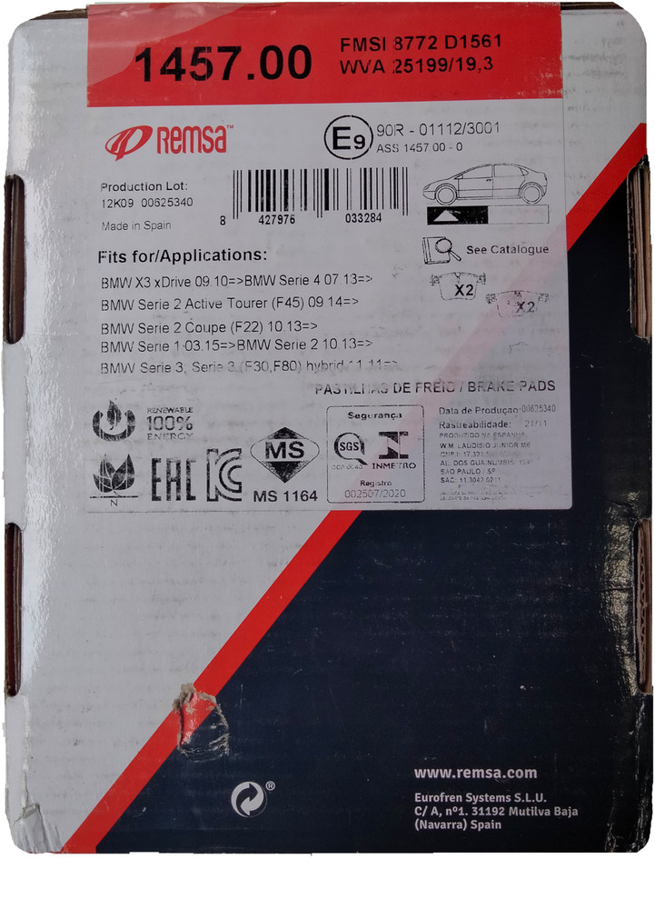 Bmw f30 brake pads deals