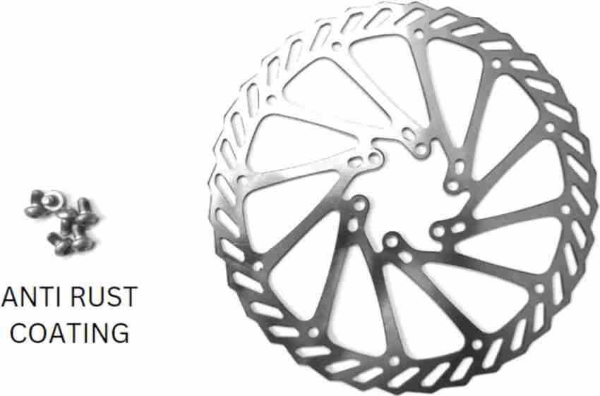 FLJI MTB 180MM DISC BRAKE ROTOR CYCLE 6 Bolts ANTI RUST COATING