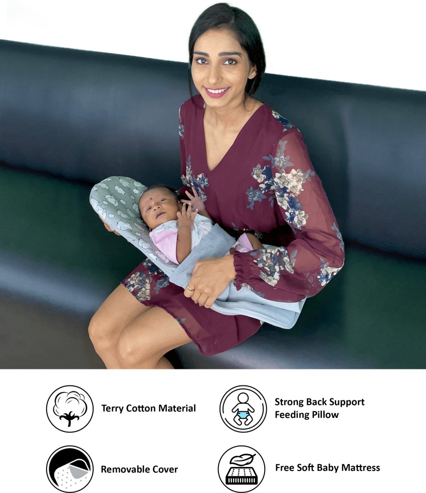 Hoopa 2-in-1 Pillow Grey, Infant Carrier, Nursing pad, Breastfeeding  Pillow Price in India - Buy Hoopa 2-in-1 Pillow Grey, Infant Carrier, Nursing  pad