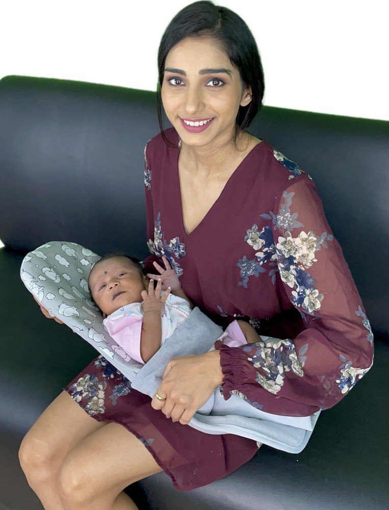 Hoopa 2 in 1 Pillow Grey Infant Carrier Nursing pad