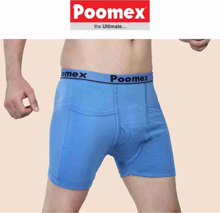 Buy Poomex® Men's Cotton Briefs - Pack of 4 (Assorted Colours) (75