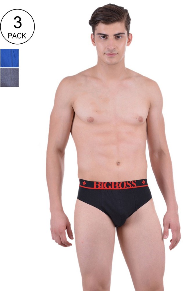 Buy Dollar Bigboss Solid Briefs - Multi ,Pack Of 5 Online at Low Prices in  India 
