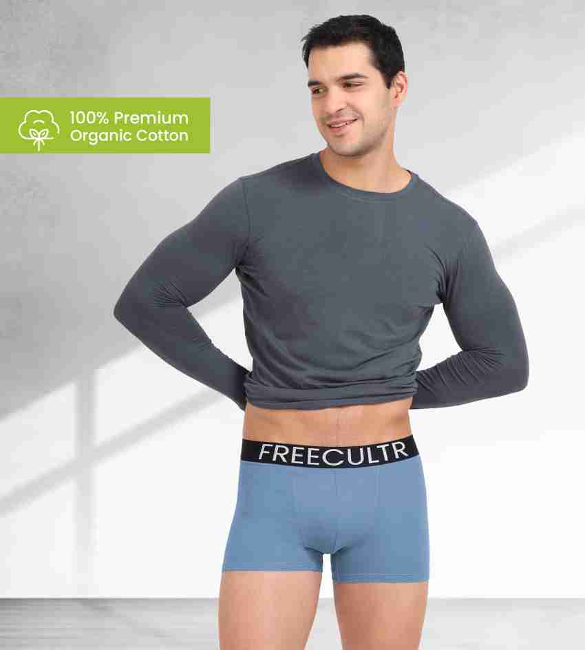 FREECULTR Men Organic Cotton Trunks, Ultrasoft Waistband, Premium Snug-Fit Underwear  Brief - Buy FREECULTR Men Organic Cotton Trunks, Ultrasoft Waistband,  Premium Snug-Fit Underwear Brief Online at Best Prices in India