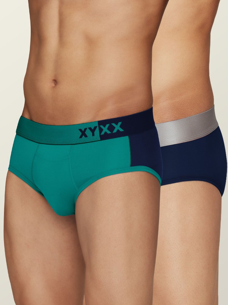 XYXX Men Dualist Intellisoft Micro Modal Color Blocked Brief - Buy