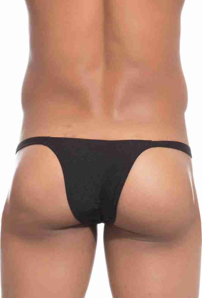 Buy MERSODA Black Polyester and Spandex G-String Thong Underwear
