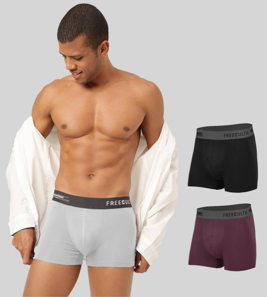 Buy comfortable men's trunk underwear online in India: Freecultr