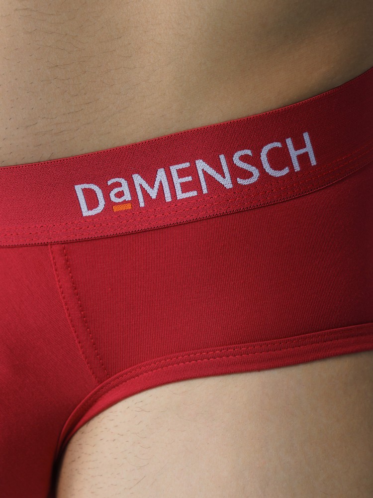 Deo-Soft Brief Underwear  Brief Bold-Tango Red - DaMENSCH