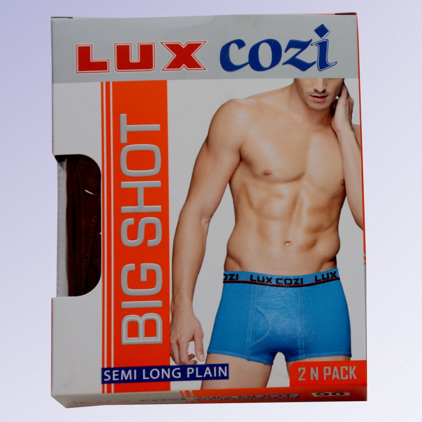 Buy Lux Cozi Bigshot Semi Long Trunks for men, Pack of 3 Online at