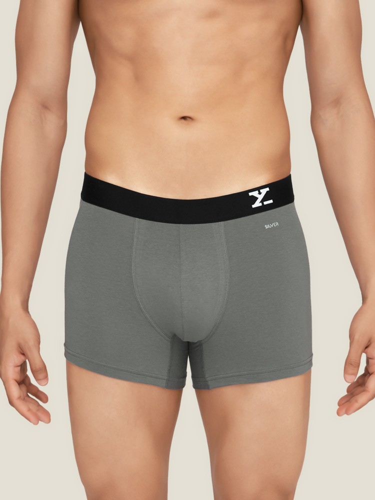 XYXX Men's Aero Silver Cotton Underwear for Men, Anti-Odour Silver