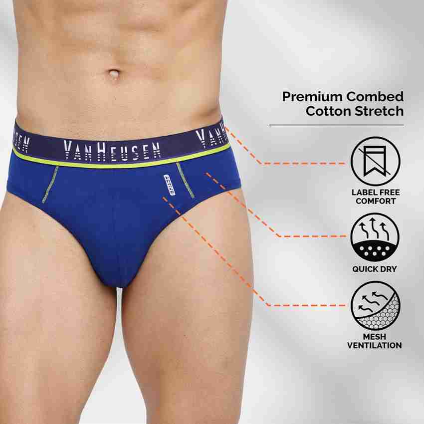 Van Heusen Men Antibacterial Trunks Underwear Premium Combed Cotton Label  free