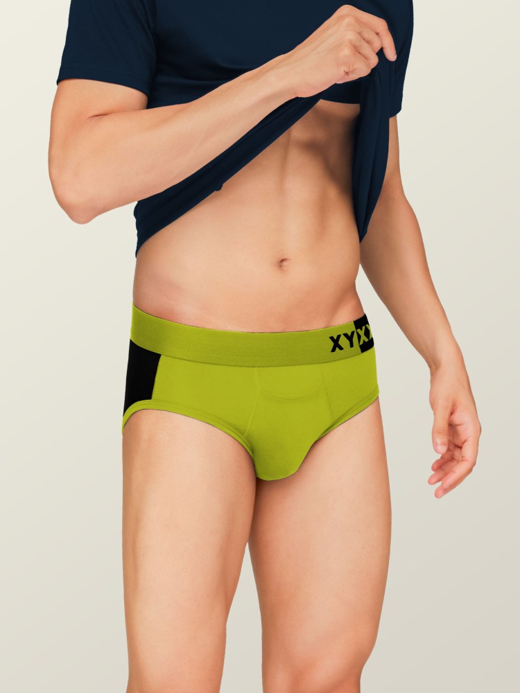 Buy XYXX Men's Underwear Dualist IntelliSoft Antimicrobial Micro Modal  Brief (Black Iris & Black; M) at