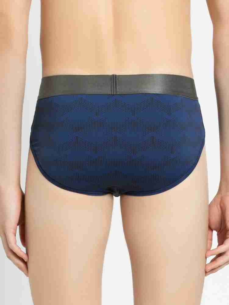 Buy Jockey IC27 Men's True Navy Solid Nylon Briefs Online at Best