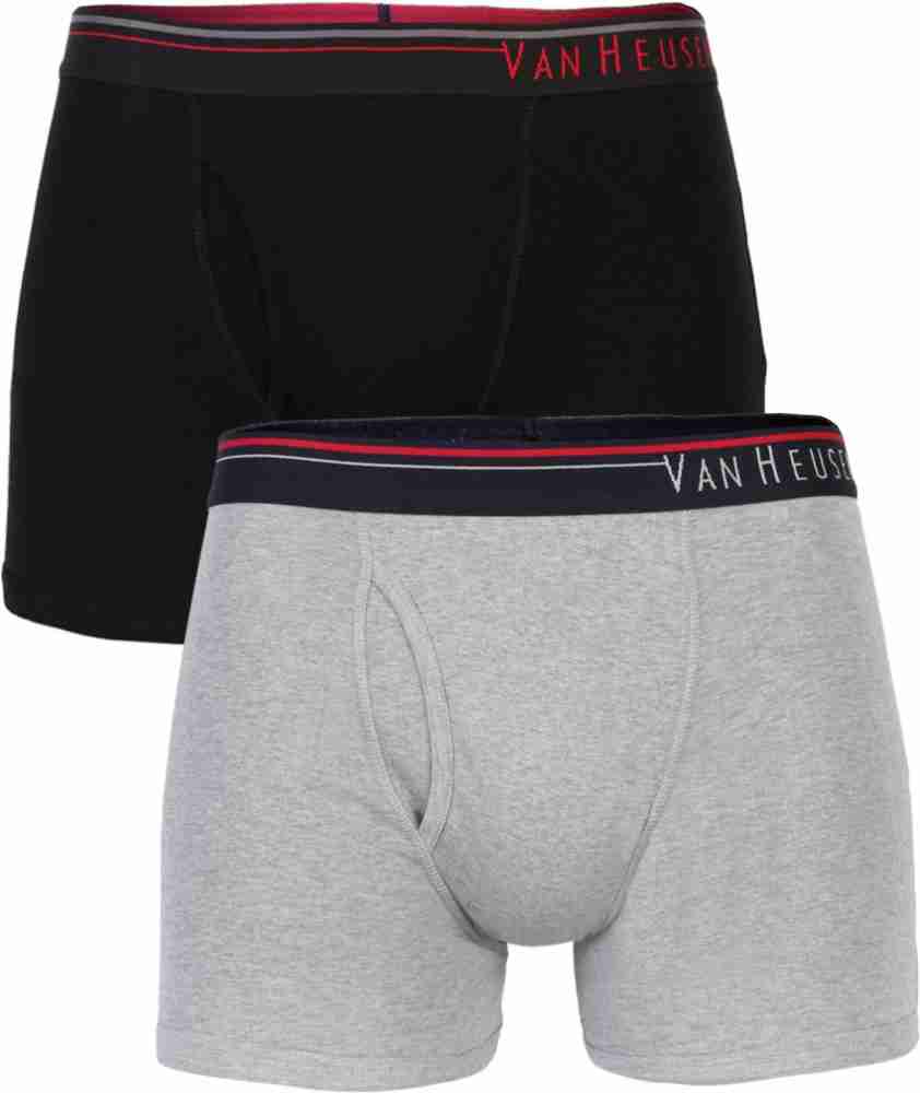 VAN HEUSEN Men Men Multicolour Pack of 3 Solid Antibacterial Colour Fresh  Boxer Briefs Brief on Flipkart