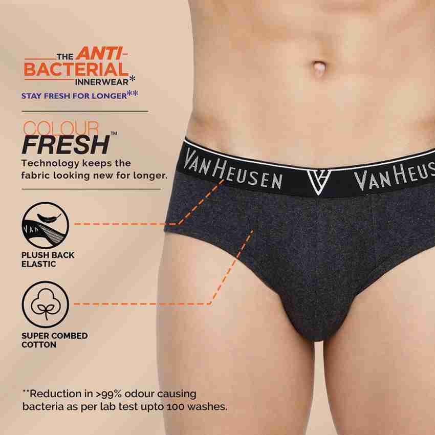 VAN HEUSEN Men Antibacterial And Colour Fresh Brief - Buy VAN HEUSEN Men  Antibacterial And Colour Fresh Brief Online at Best Prices in India