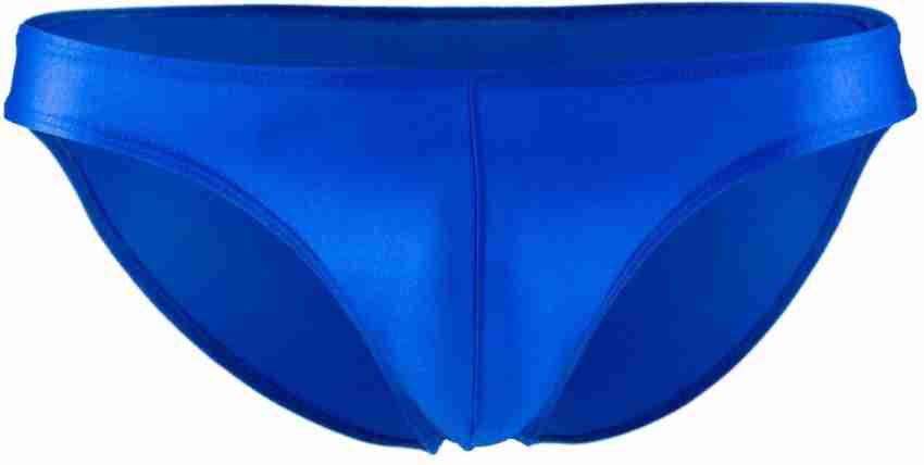 Buy MERSODA Royal Blue Polyester and Spandex Thong Bikini