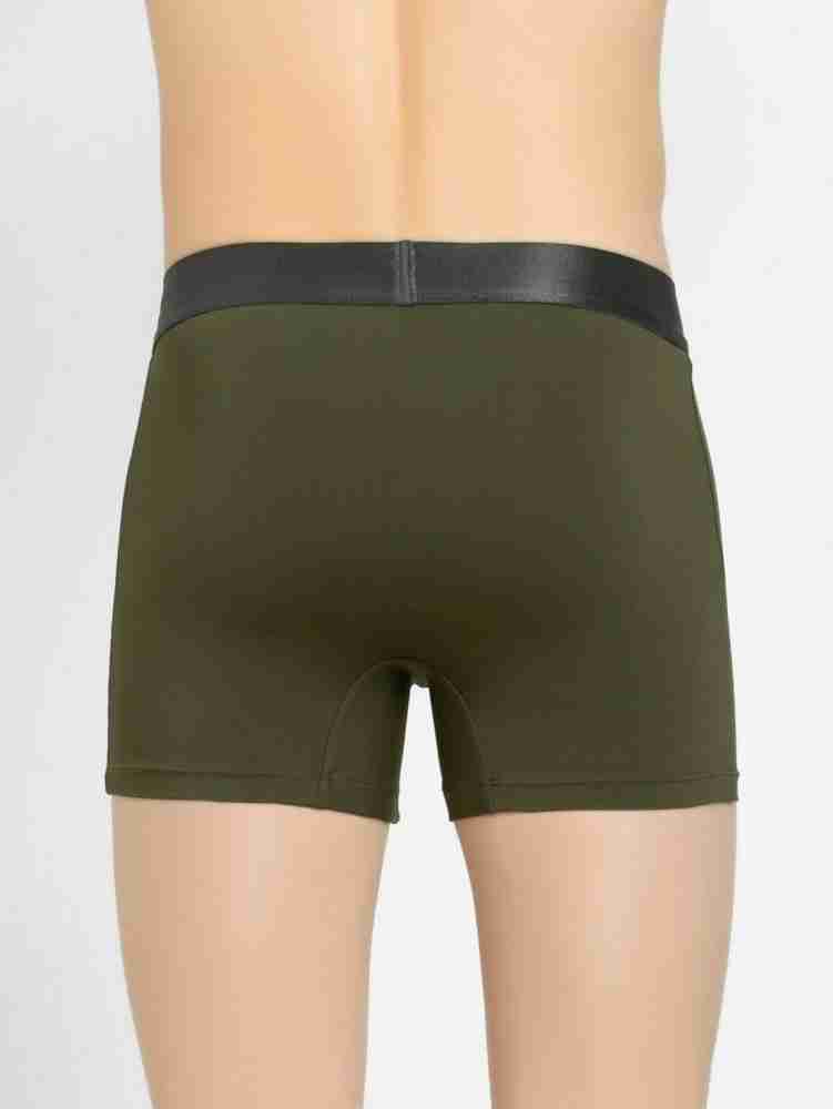 IC 28 Jockey Men's Tactel Microfiber Elastane Stretch Solid Trunk