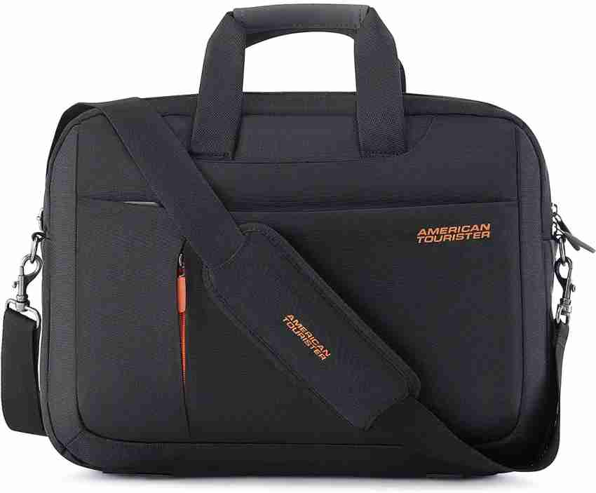 AMERICAN TOURISTER Activair Polyester 21 Ltrs Black Laptop Backpack 56T 0 09 008 Medium Briefcase For Men Women Price in India Reviews Ratings Specifications Flipkart