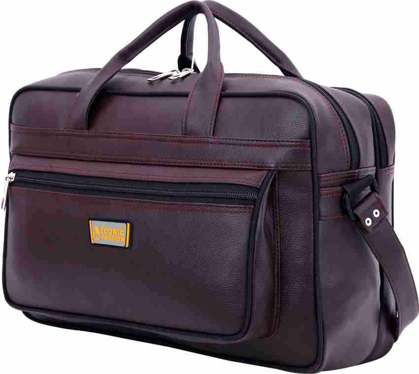 Franklin Covey Business Laptop Leather Tote Chocolate Brown -  India