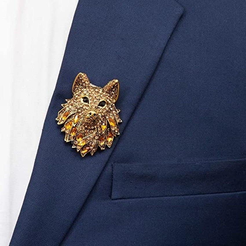 Lapel brooch discount