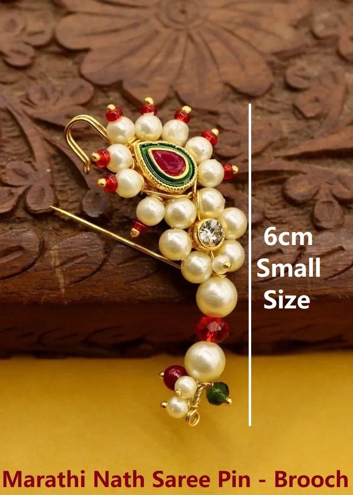 Buy Green Colour Traditional Saree Pin|Brooch For Saree Pallu|Saree Pin for  Women & Girls Online | Anur… | Unique jewelry designs, Online jewelry  store, Jewelry art