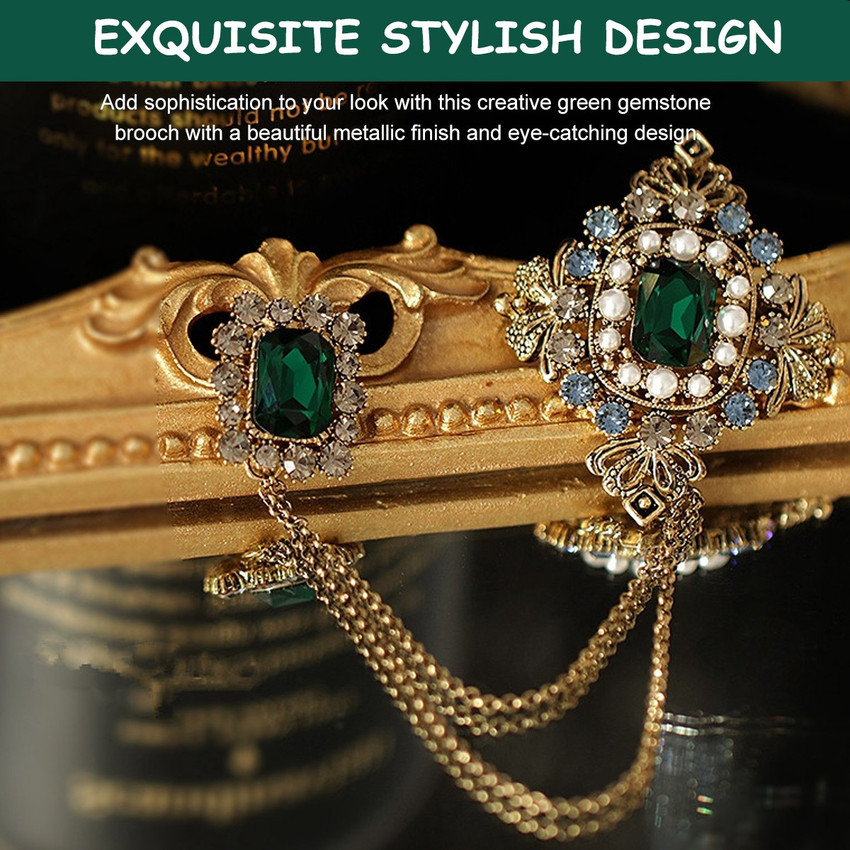 Gemstone brooch store