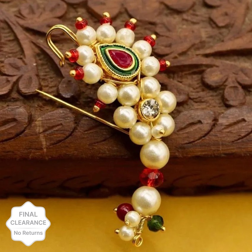 Pack Of 12 Multicolor Bead Pin, Decorative Safety Brooch Pins, Muslim –  Yahan Sab Behtar Hai!