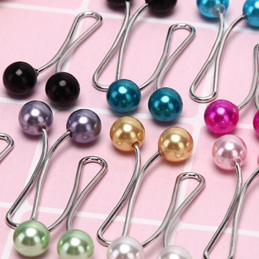 9 Pcs Pearl Brooch Pins, Safety Pins for Clothes Sweater Shawl