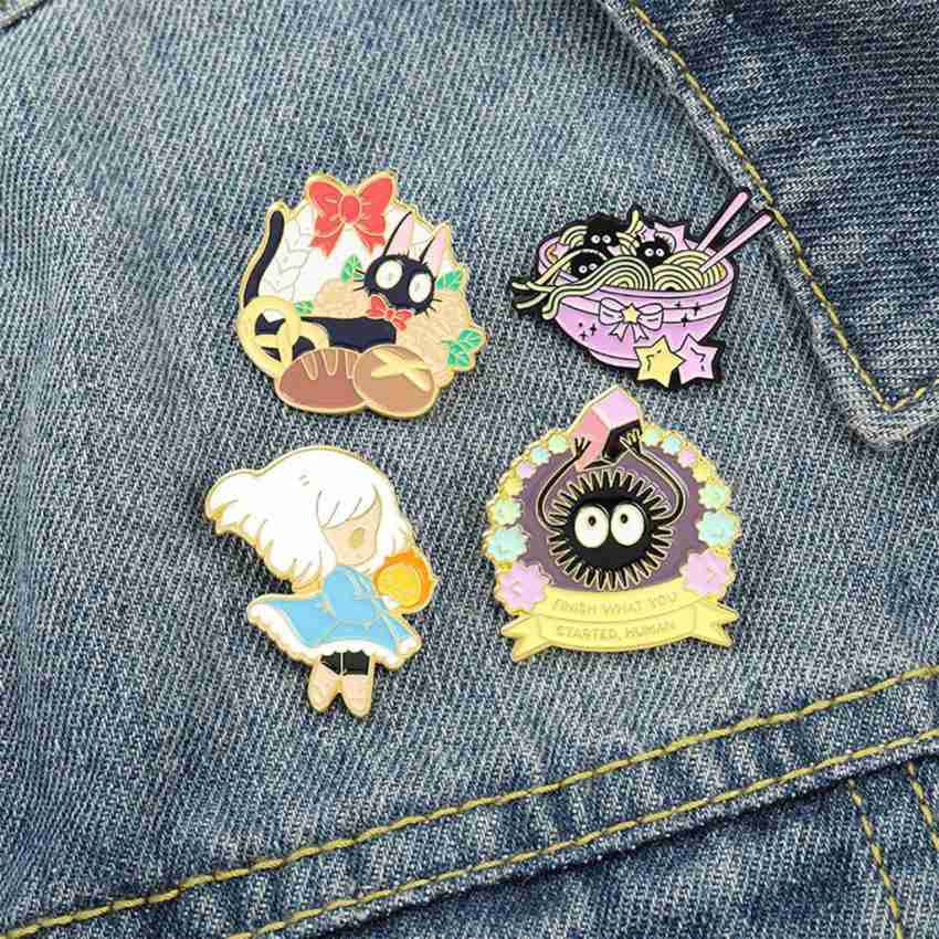 Calandis Mini Anime Brooch Pins Set Cute Lapel Pins for Women Men