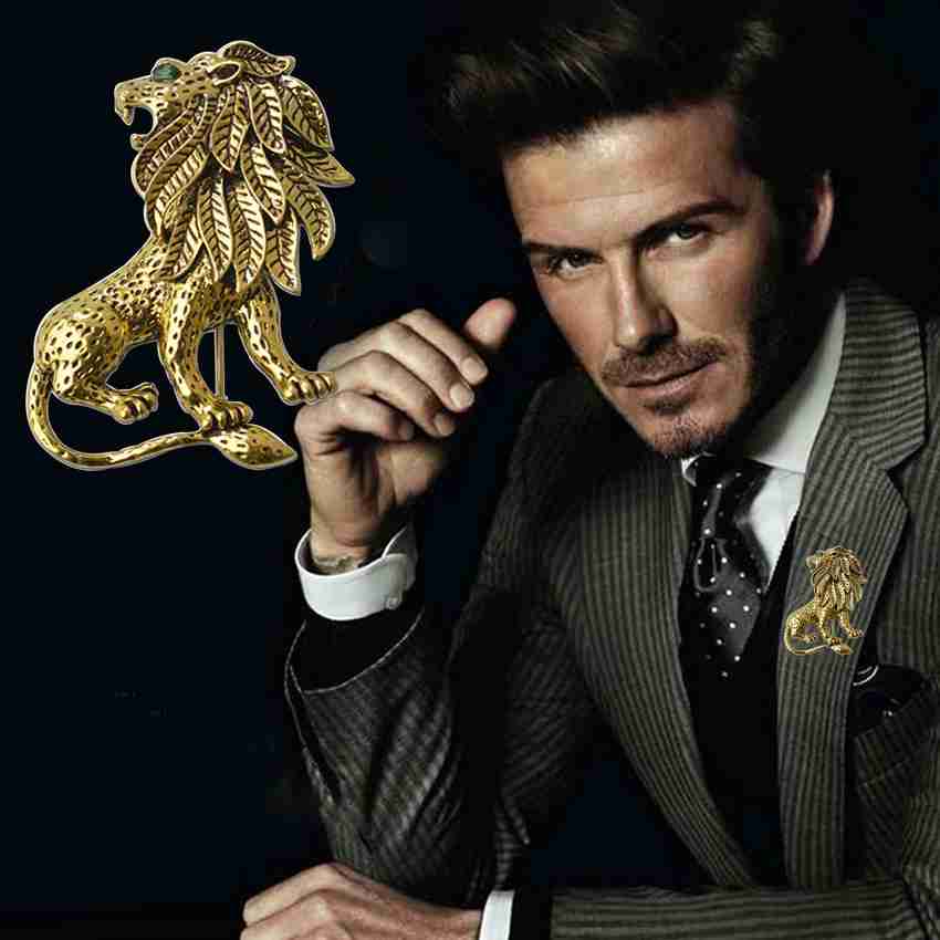 Lion brooch pin deals