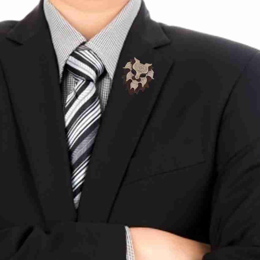 Men's brooch for blazer top