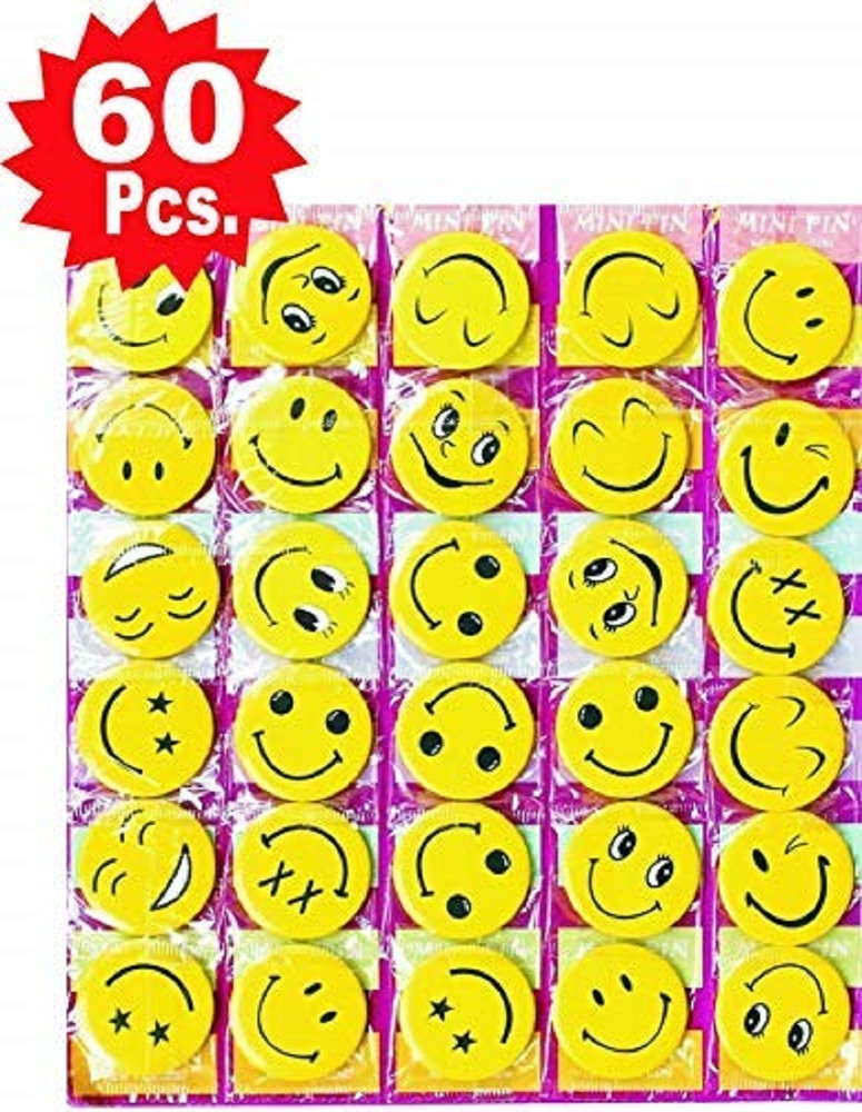 NOZOMI Size 4.5 cm Smiley Pin Badge Brooch for Kids Boys Girls Men Women Brooch Price in India Buy NOZOMI Size 4.5 cm Smiley Pin Badge Brooch for Kids Boys Girls