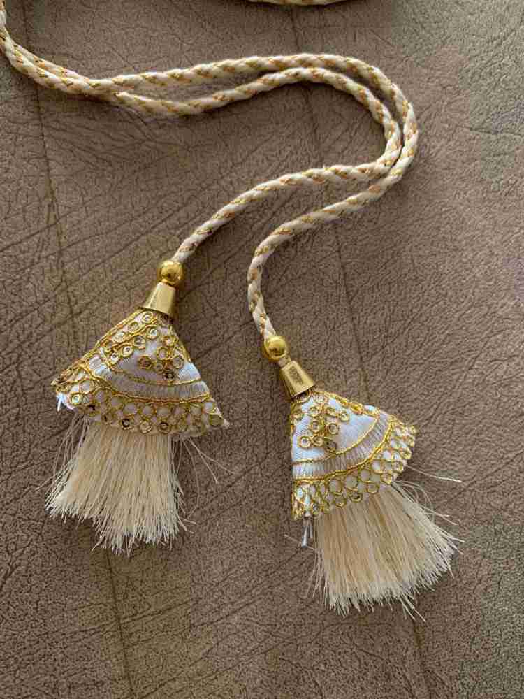 Gold Tassels for Wedding Lehenga / Dress Blouses / tassel charm /  Accessories Latkan / Curtain Tassels / Dupatta Tassel