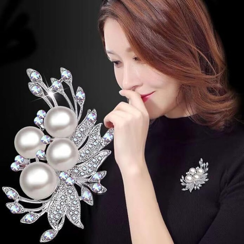 SYGA Brooch Pin Fashion Crystal Rhinestone Jewellery for Bridal