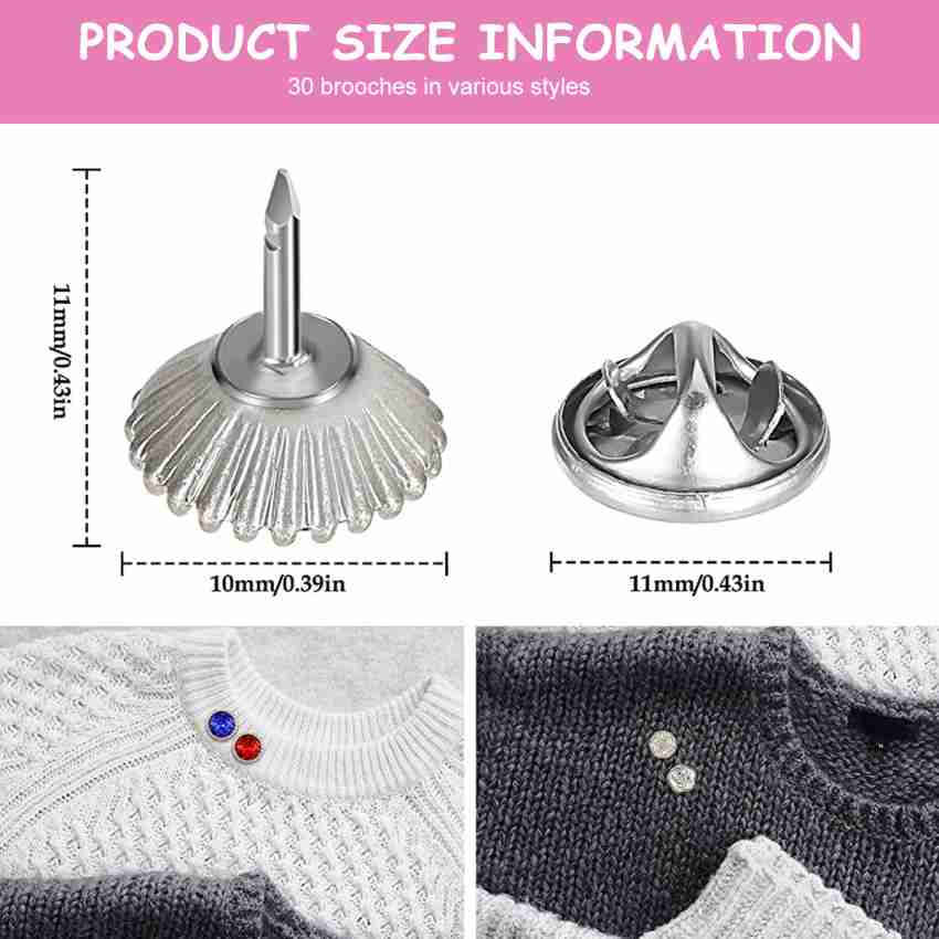 HASTHIP 8 Pairs Magnetic Brooch Hijab Pins for Women Multi-Use Clothing  Button Pins Brooch Price in India - Buy HASTHIP 8 Pairs Magnetic Brooch Hijab  Pins for Women Multi-Use Clothing Button Pins
