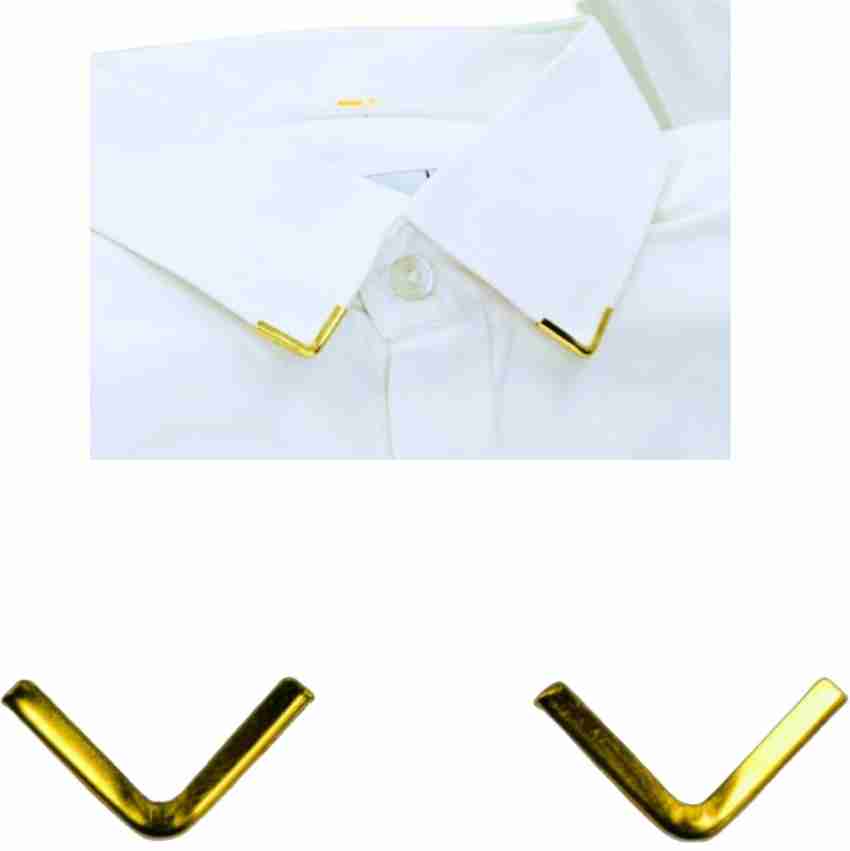 ANI ACCESSORIES V Shape Metal Srew Pin Metal Collar Corner Tip for Men And Women Brooch Price in India Buy ANI ACCESSORIES V Shape Metal Srew Pin Metal Collar Corner Tip
