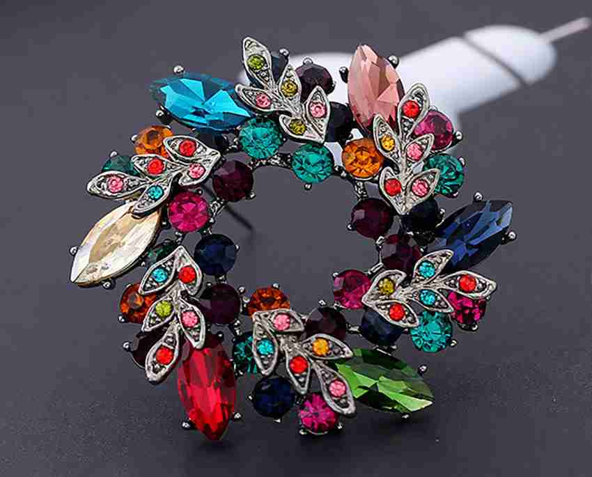 SYGA Brooch Pin Fashion Crystal Rhinestone Jewellery for Bridal