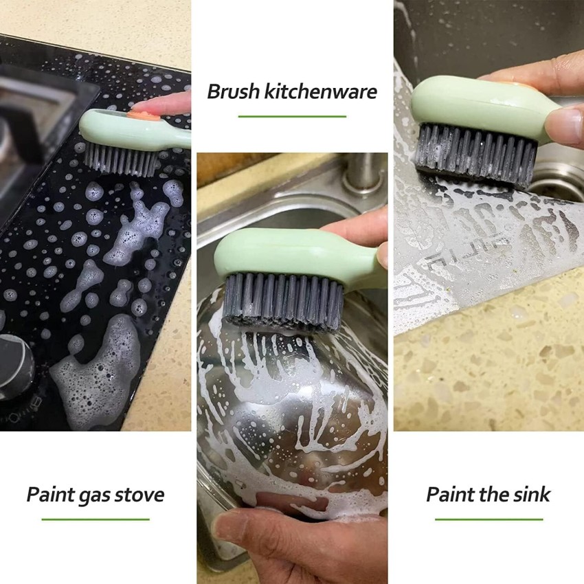 2pcs Household Soft Bristle Laundry Cleaning Brush, Shoes Brush
