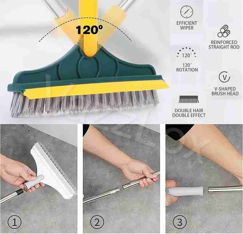 FLOBIQUE 3 in 1 Multifunctional Bathroom Cleaning Brush Microfibre Wet and  Dry Brush Price in India - Buy FLOBIQUE 3 in 1 Multifunctional Bathroom Cleaning  Brush Microfibre Wet and Dry Brush online at