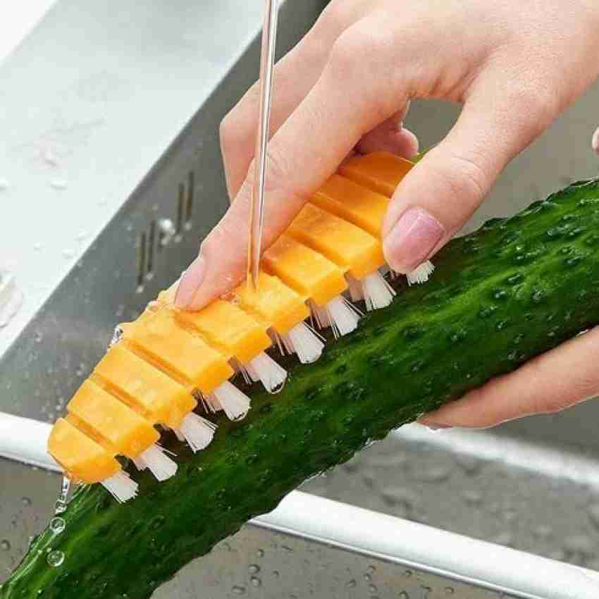 Flexible Vegetable Brush Fruit and Vegetable Cleaning Brushes Scrubb Hot New