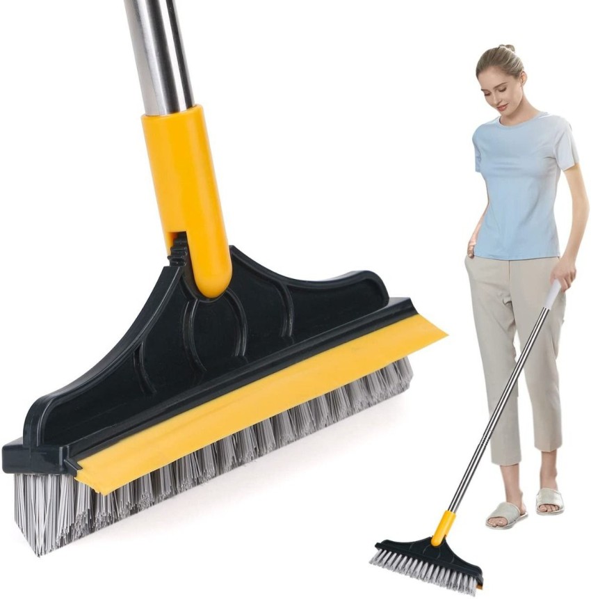 MinuteToCleanIt Floor Bathroom Cleaner Brush with Long Handle, Hard Bristle  Brush & Scrubber Nylon Wet and Dry Brush Price in India - Buy  MinuteToCleanIt Floor Bathroom Cleaner Brush with Long Handle, Hard